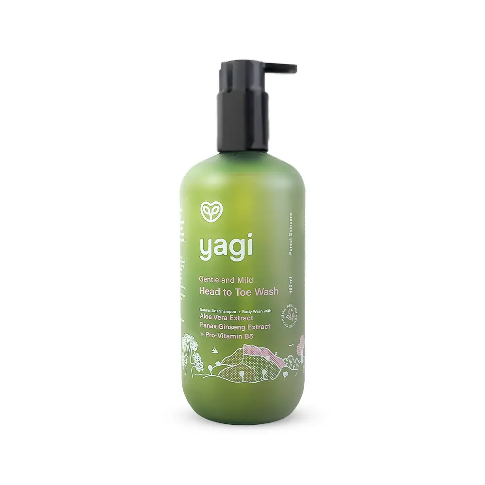 YAGI Gentle & Mild Head to Toe Wash 450 ml