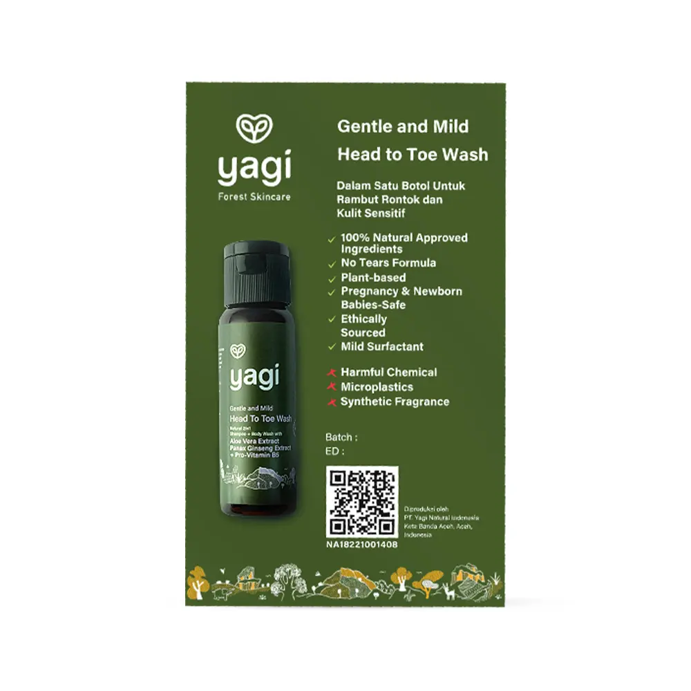 Free Product - Free Product - Free Product - Free Product - YAGI Gentle & Mild Head to Toe Wash 30 ml