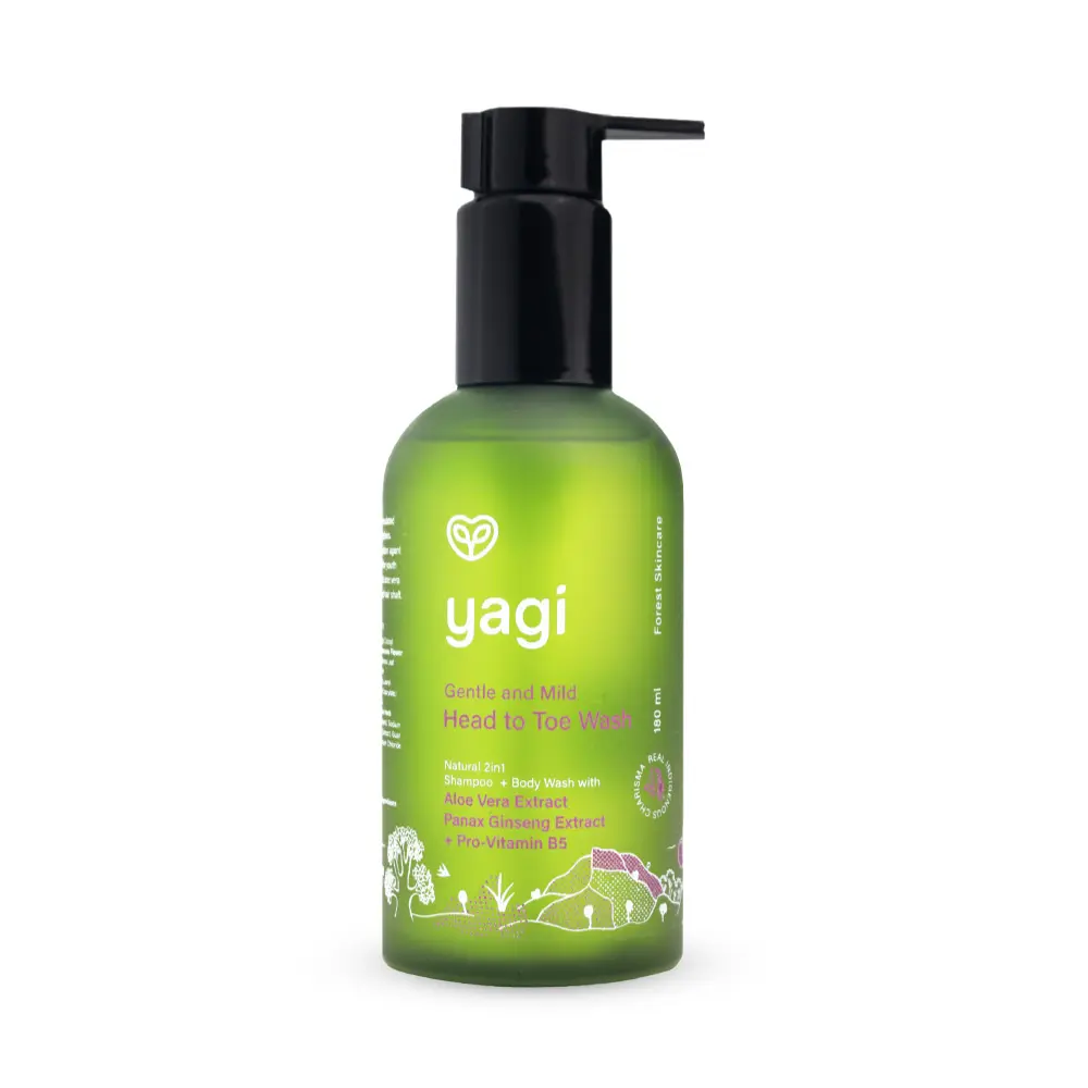 YAGI Gentle & Mild Head to Toe Wash 180ml
