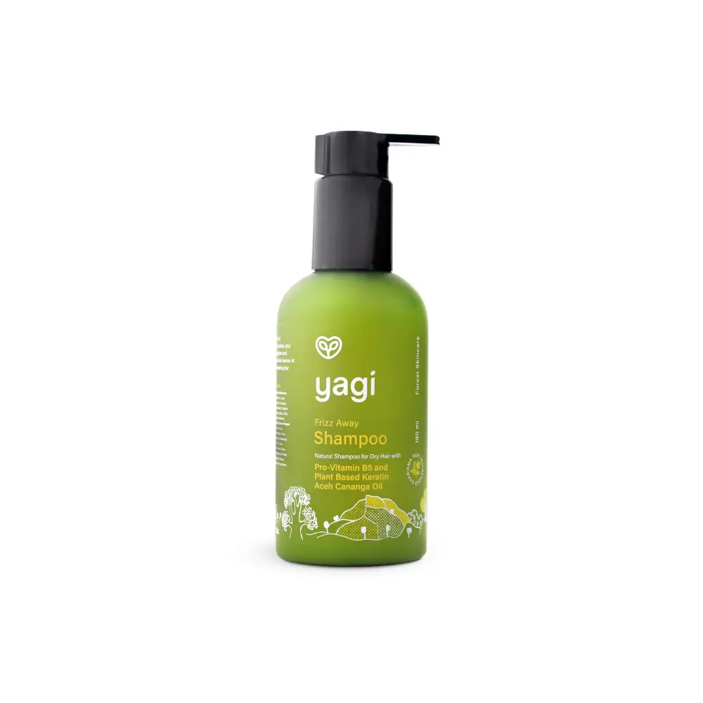 YAGI Shampoo Frizz Away 180 ml- BUY 180 ml, GET UPSIZE 450 ml