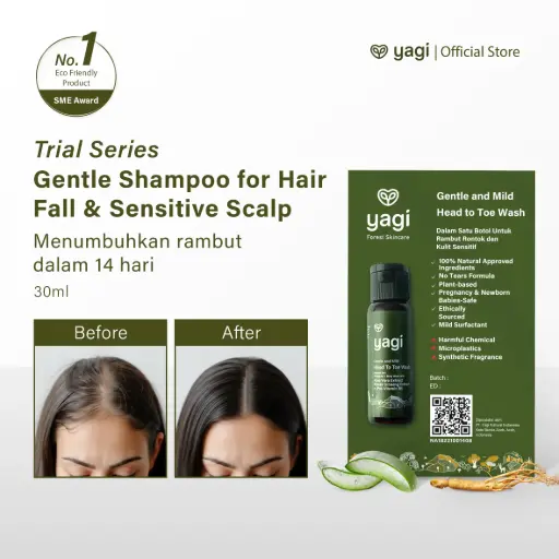[8994451670504] YAGI Gentle & Mild Head to Toe Wash 30 ml