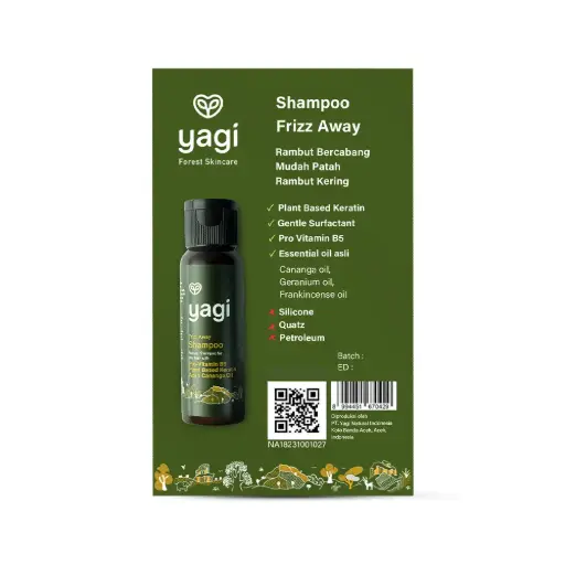 [8994451670429] YAGI Shampoo Frizz Away 30 ml